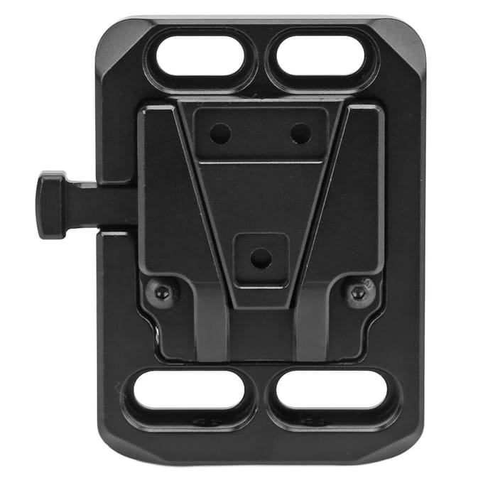 Volledig Metalen V-Mount Batterijbord Basis CNC Holle V-Lock Batterijplaat Adapter voor Camera black