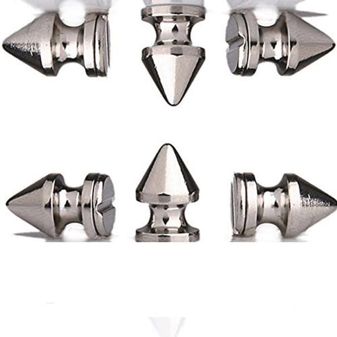 Metalen schroef-terug spikes voor Leathercraft - 12MM boom spike studs
