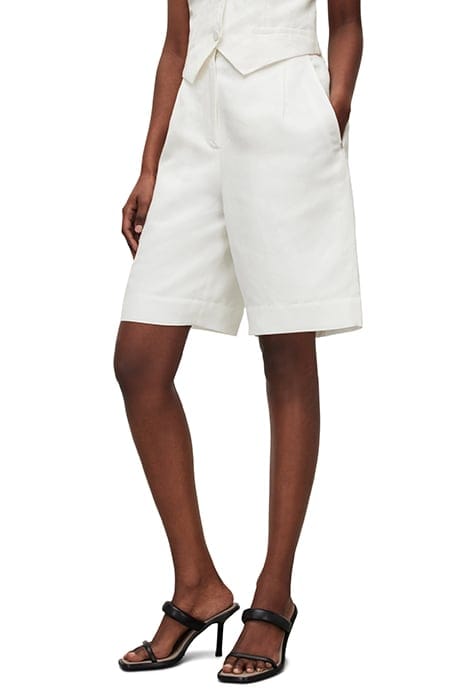AllSaints Petra Short Off White Taglia: W26 | Pantaloncini Outlet | Donna | Bianco