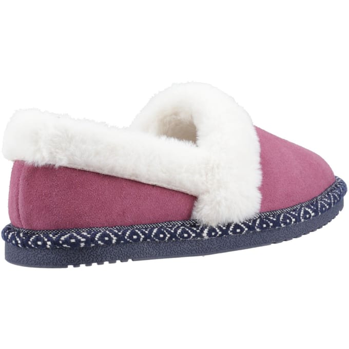Hush Puppies Ariel Suède Dames Roze Slippers