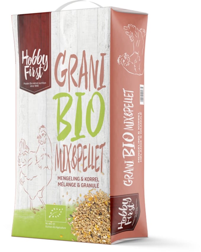 Farm BIO mix&pellet - Graanmengeling met extra lijnzaad