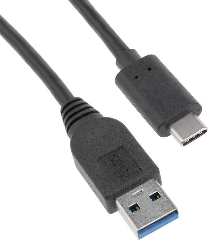 BeMatik - USB-C 3.0 mannelijk naar USB-A 3.0 mannelijk 1m kabel