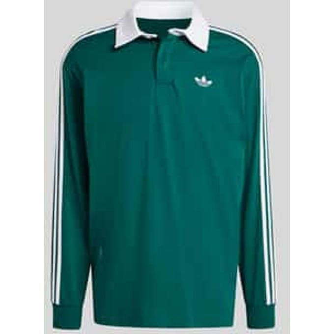 Rugbyshirt in relaxed fit van puur katoen