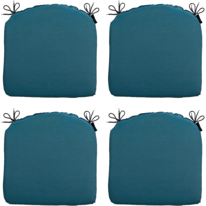 Madison - Zitkussen Panama sea blue - Ca. 46x48 cm - Set van 4