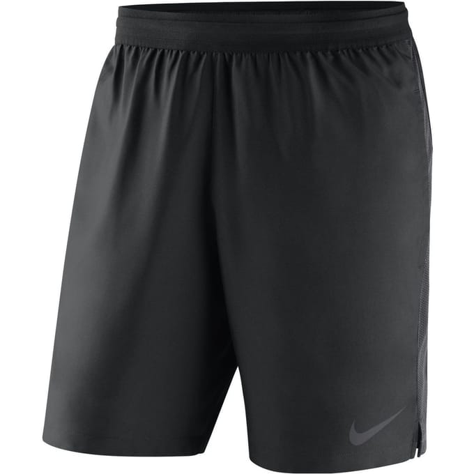 Nike Dri Fit Casual Shorts Heren Zwart Matig AA0737-010 L black