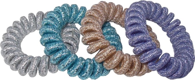 Kabelelastiek klein glitter diverse kleuren