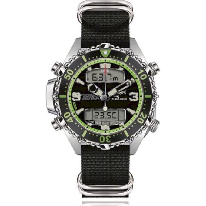 Chris Benz Dames, Heren, Unisex watch CB-D200X-G-NBS