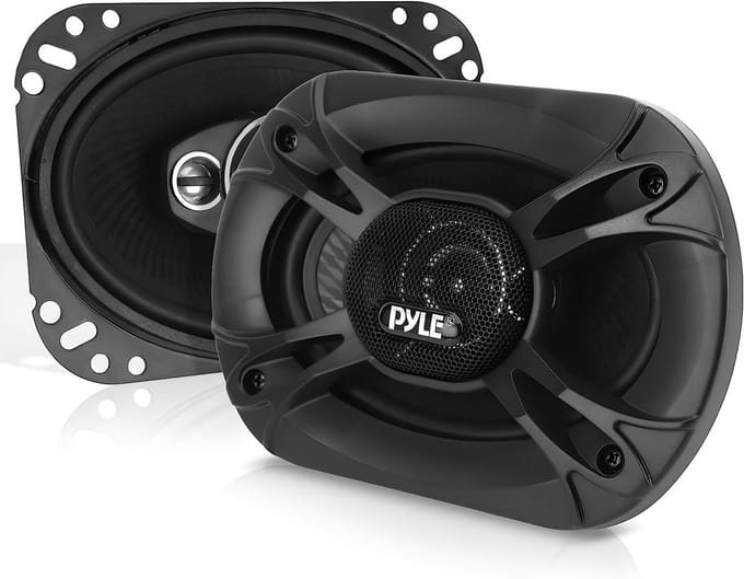 Pyle Auto Luidsprekerset - 4-Wege Auto Speakers- Luidspreker voor Auto- Universeel Snel Vervangbare Component Speaker - 500W - Set van 2