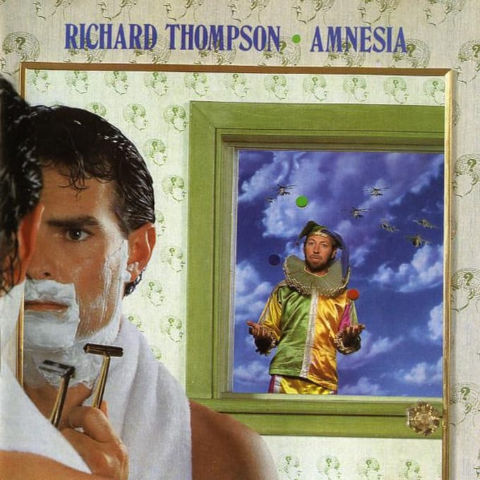 CD RICHARD THOMPSON  Amnesia  CDP7488452 Capitol Records 1988 Japan Rock Gebruikt beige