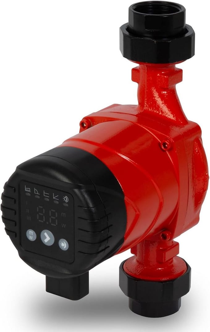 Verwarmingspomp - Circulatiepomp - Verwarming Systeem - Stille Werking - 52 l/min - null
