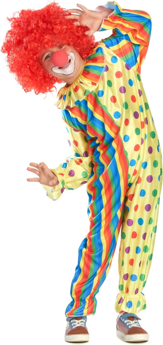 "Clown pak voor kinderen  - Kinderkostuums - 152/158"