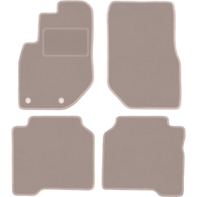 Beige veloursmatten voor: Hyundai Terracan SUV (2001-2006)