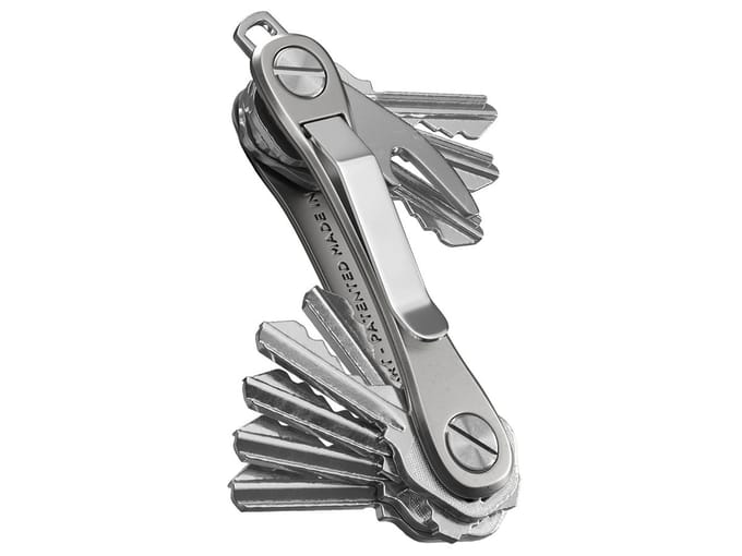 KeySmart rugged Titanium - Inclusief flessenopener