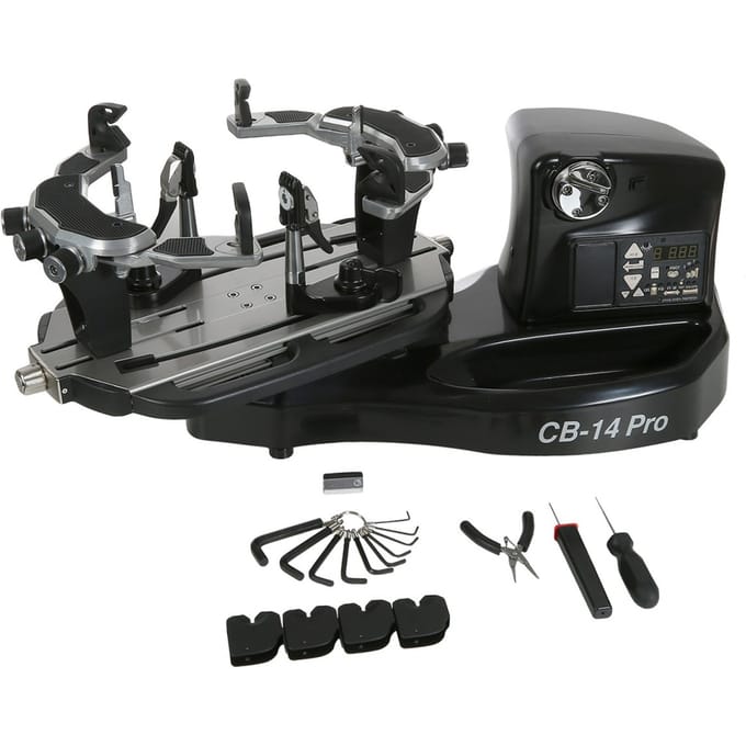 Tennis-Point PRO MASTER CB14 Bespanmachine-Zwart,Zilver