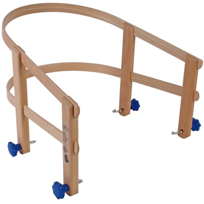 Rugsteun voor slee / slede geheel hout