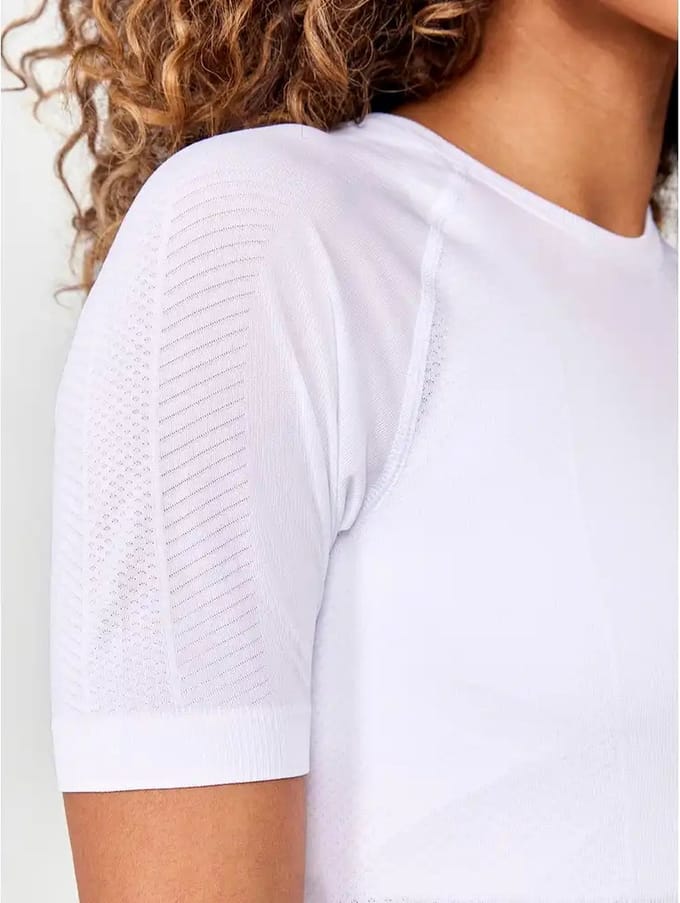 CRAFT ACTIVE COOL INTENSITY SS W Dames Thermoshirt - Wit