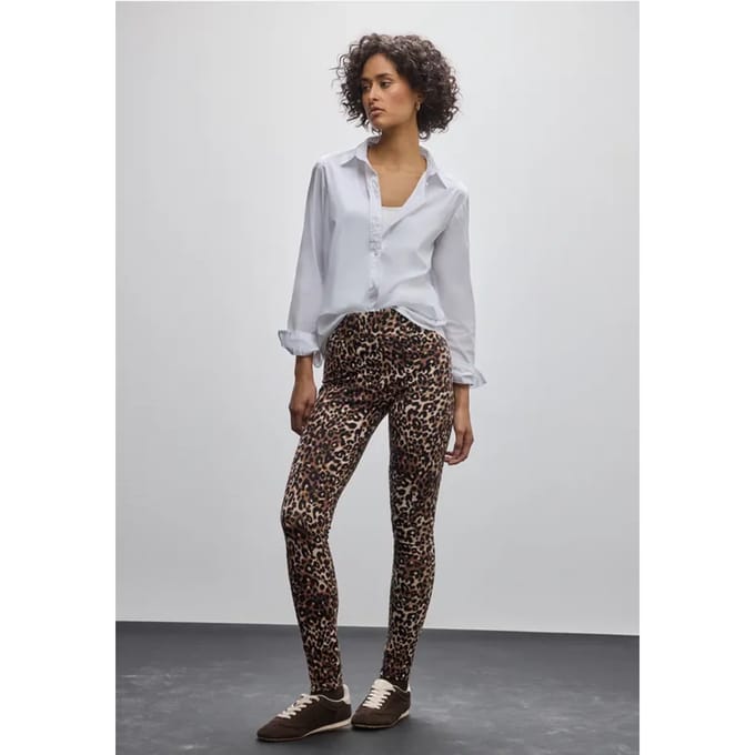 Legging met leopatroon
