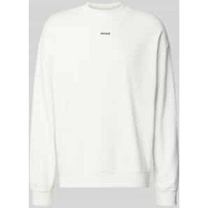 Regular fit sweatshirt van puur katoen Model 'DAPOCREW'