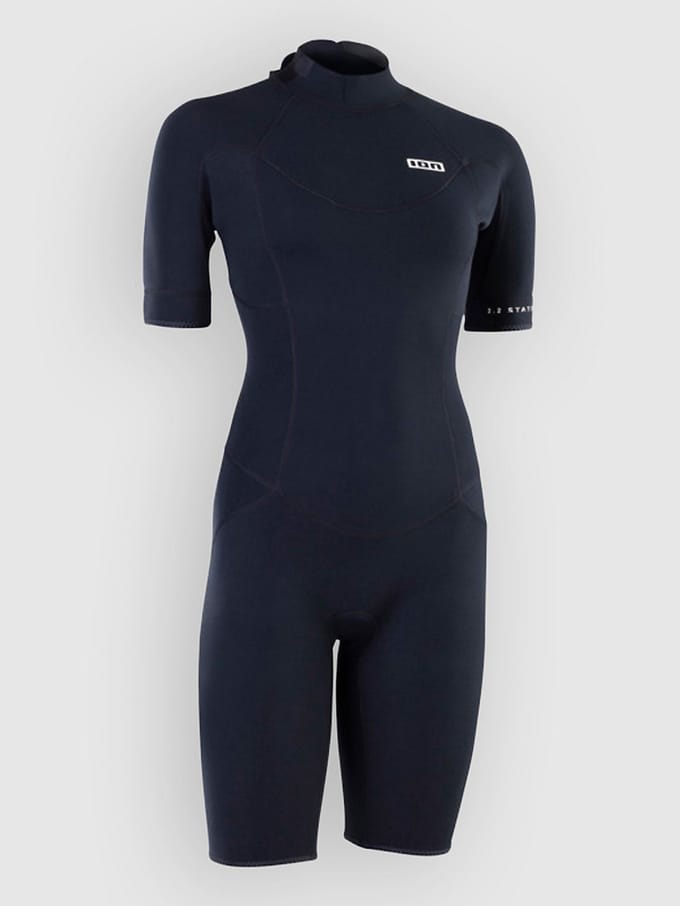 Ion Static 2/2 Shorty SS Back Zip Wetsuit zwart