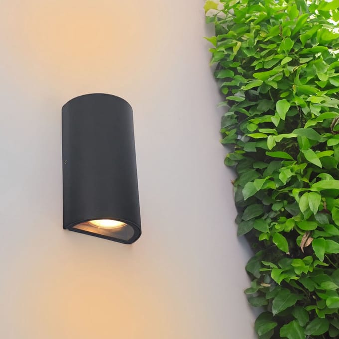 LED's Light muurlamp Donkergrijs FRESNO