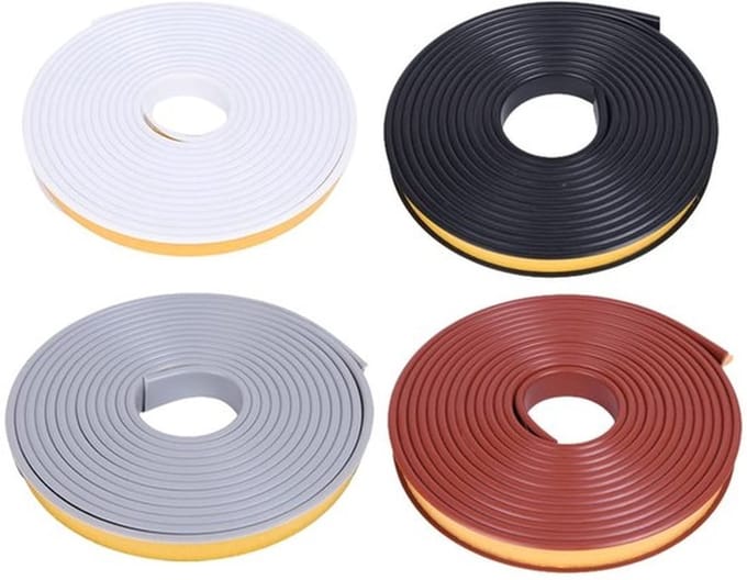 Meubelrandband U-vorm - 5 meter - Flexibel - TPE - Stootrand - Randbescherming Rubber - Opvouwbaar