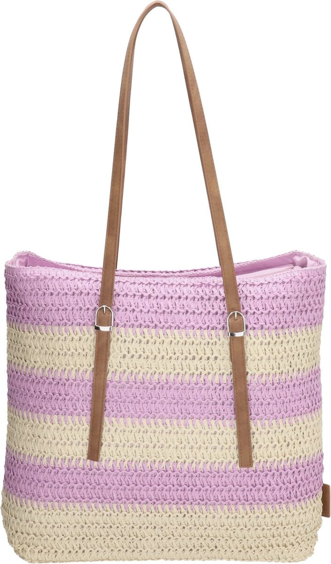 PE Florence Natural Life Shopper - Licht Natuur Lila