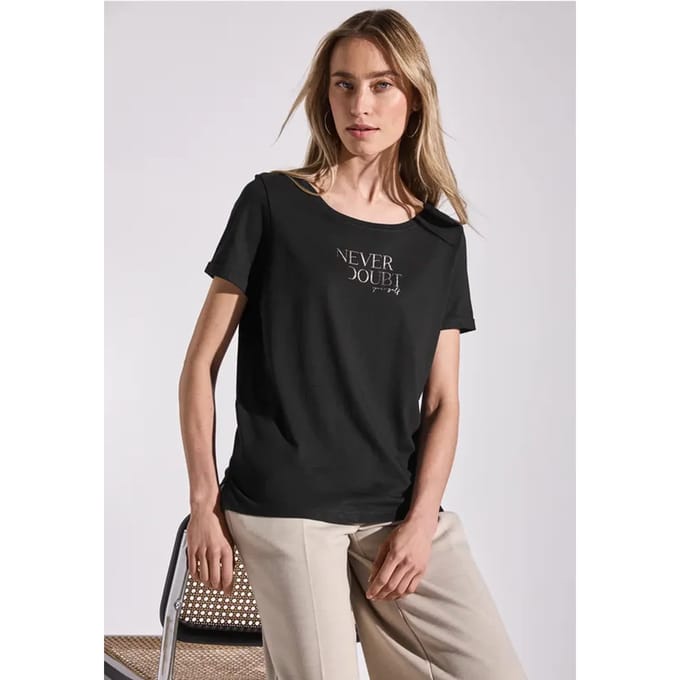 Shirt met print aan de voorkant