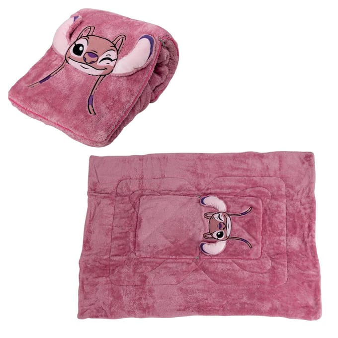 Lilo & Stitch 2-in-1 kussen en fleece deken