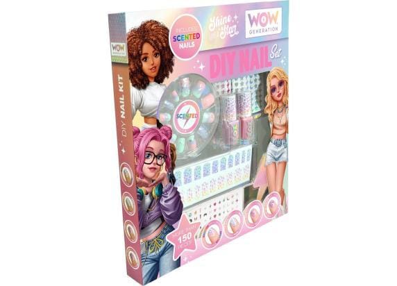WOW Generation manicure-set met geurende kunstnagels – DIY nagelstudio voor kinderen