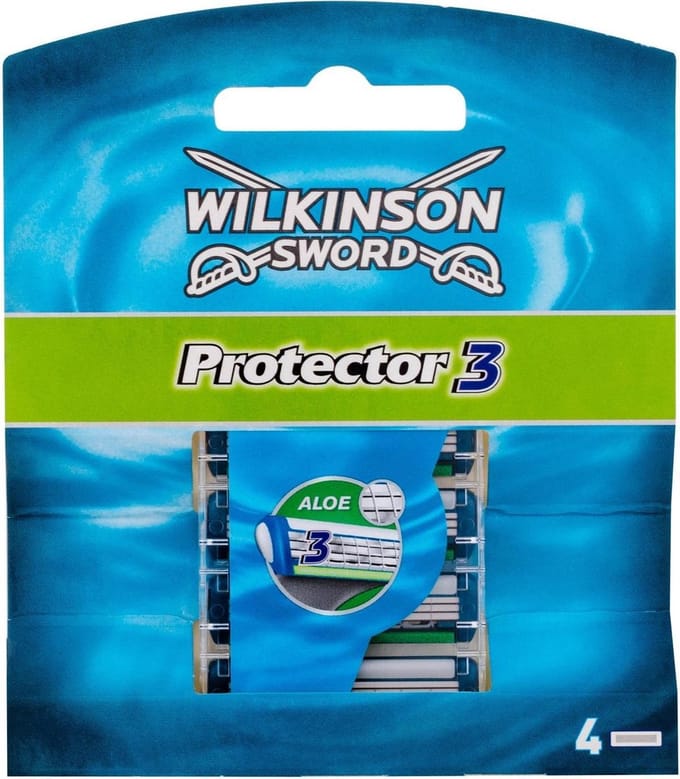 Wilkinson Sword Protector3 Scheermesjes Navullingen - 4 stuks