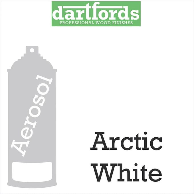 Dartfords FS5267 Nitrocelluloselak Arctic White 400ml spuitbus
