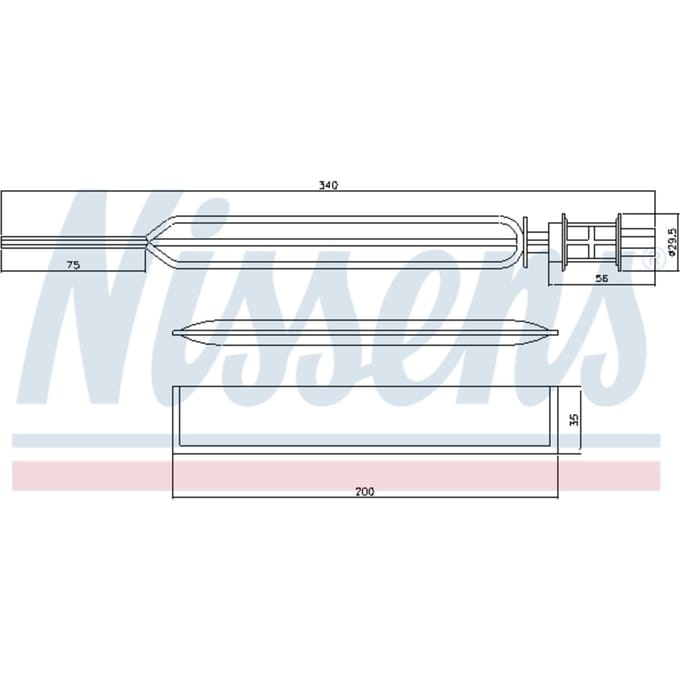Droger, airconditioningsysteem NISSENS 95469
