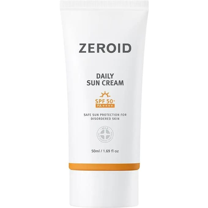 Zeroid Dagelijkse Zonnecrème SPF50+ PA++++ 50ml gray