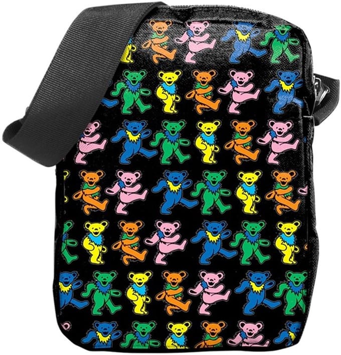 Rocksax Grateful Dead - Dancing Bears Crossbody tas - Zwart