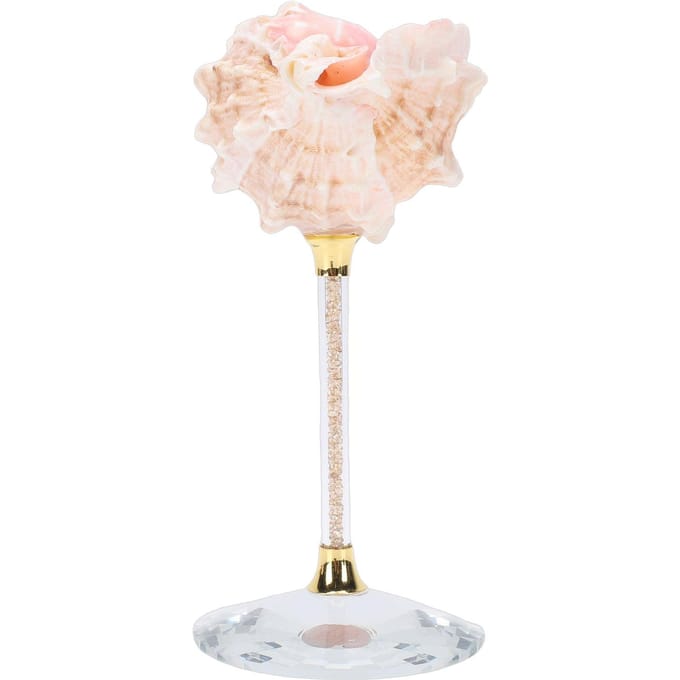 Mer    Coupe Calice Poli Mer  Design Élégant Coupe Boisson Froide Décoration de Table beige
