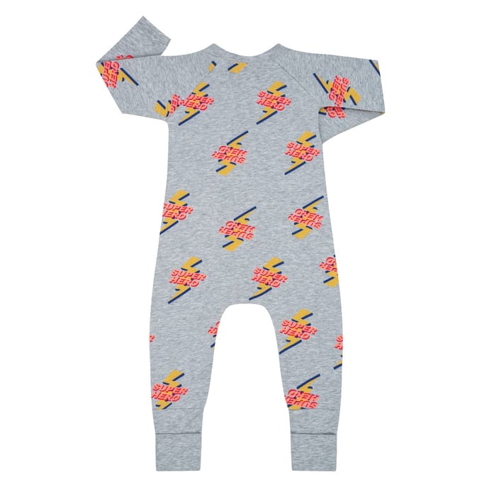 Romper met lange mouwen en rits D0A0G baby