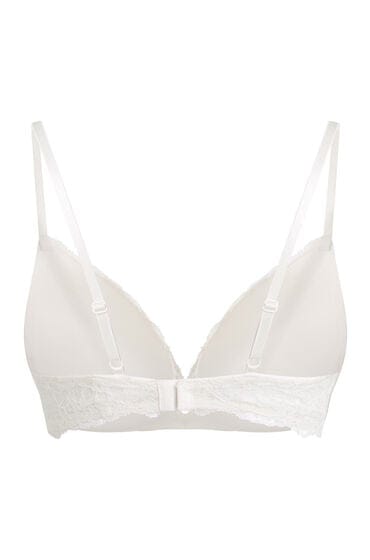 Hunkemöller Voorgevormde push-up beugel bh Marine Wit B85