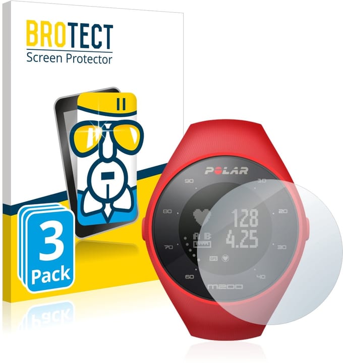Screenprotector 3 Stuks voor Polar M200 Beschermglas transparant
