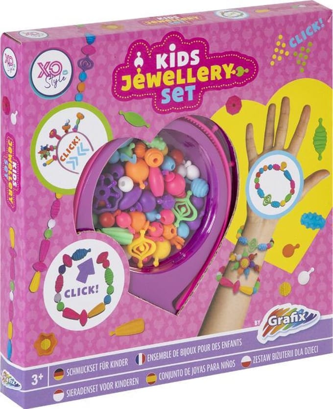 Grafix sieradenset voor kinderen - sieraden maken | Click beads