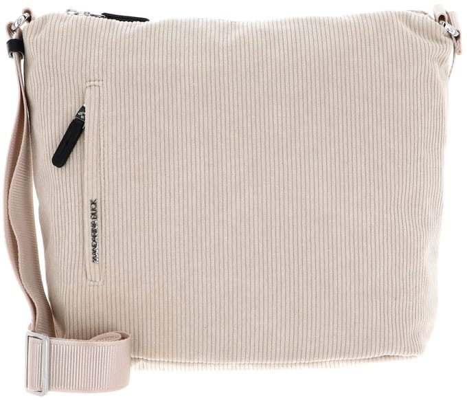 MANDARINA DUCK schoudertas Hunter Velvet Hobo Cashmere crème