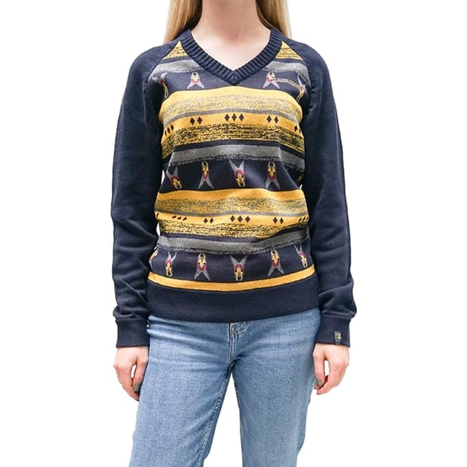 KangaRoos Babe Stripes Mango Größe: M | Strickpullover Outlet | Damen
