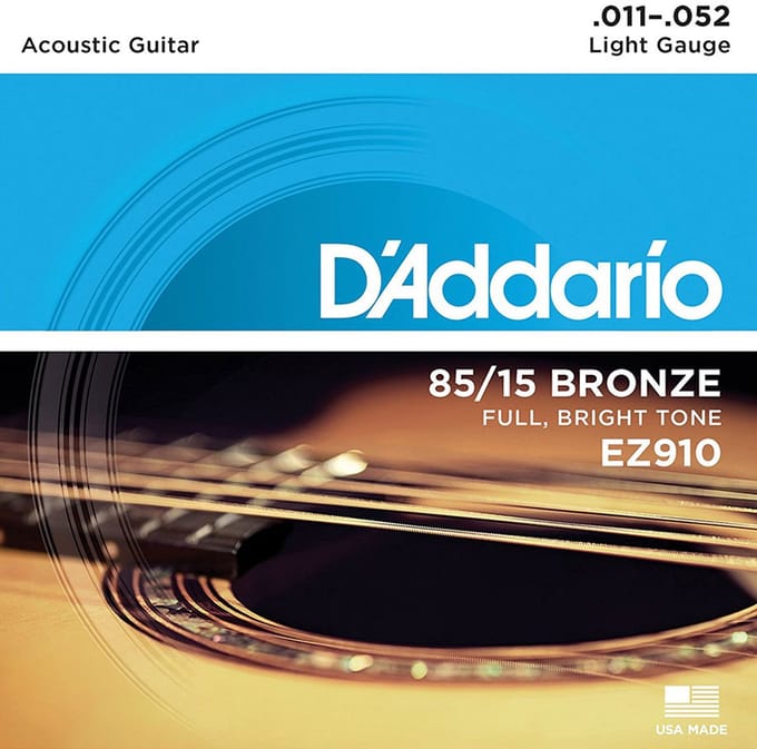 D'Addario EZ910 Bronzen Akoestische Snaren Light (11-52)