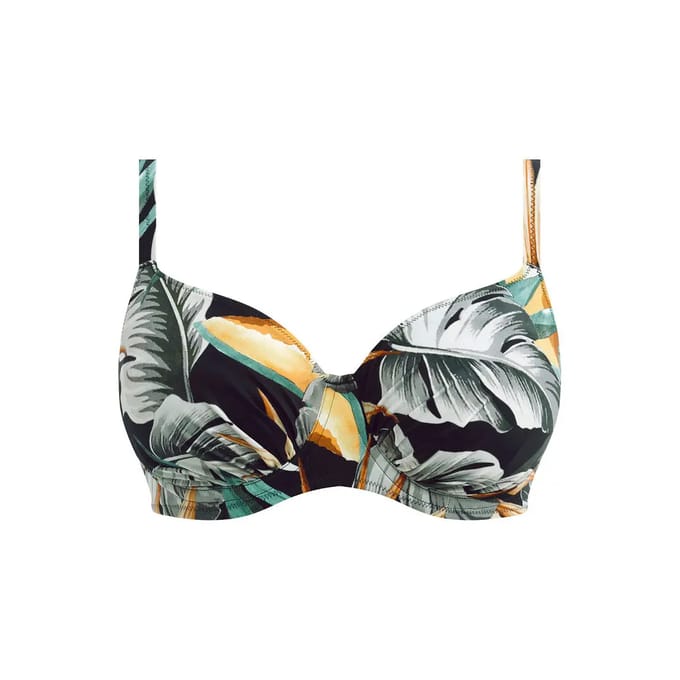 Dameszwemshortje met beugel en plooi Fantasie Bamboo Grove