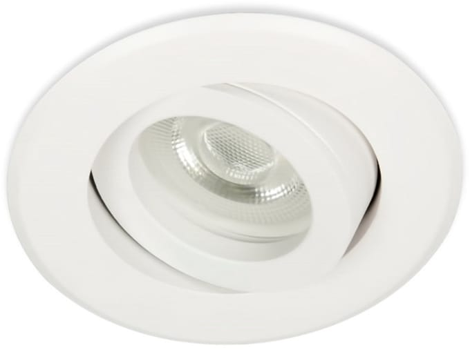 LED Midi inbouwspot Agust -Rond Wit -Koel Wit -Dimbaar -3.6W -Integral LED
