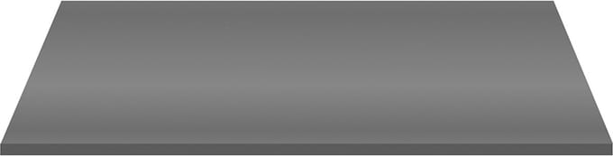 Aloni Wastafeltablet MDF (152.4×45.5×2.6 cm) - Glanzend grijs