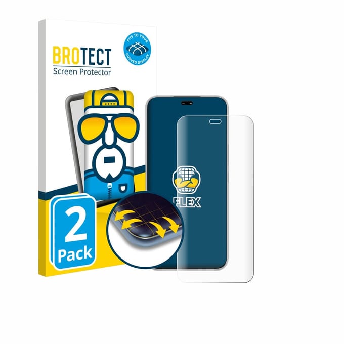 BROTECT - Screenprotector voor Honor 400 Pro - Folie Beschermfolie transparant volledig dekking - 2 Stuks