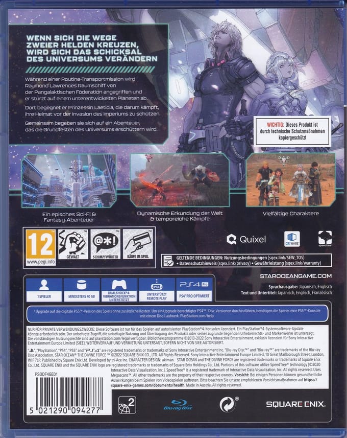 Star Ocean The Divine Force - DE PS4