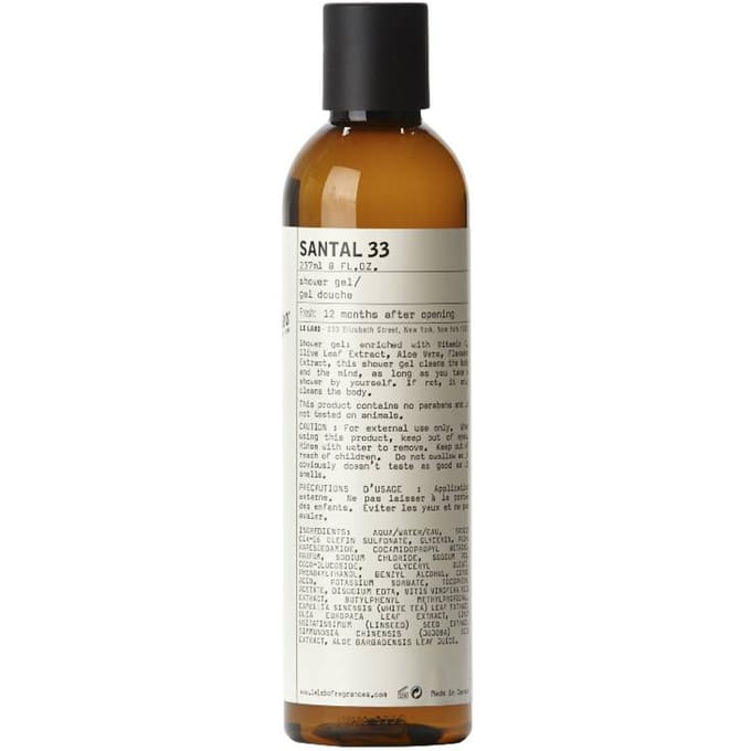 Le Labo Santal 33 Parfumerende Douchegel 237ml white