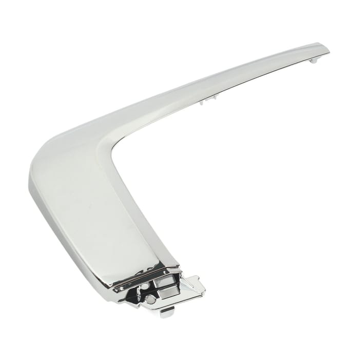 Voorbumper Midden Sierlijst ABS Chroom Vervanging voor Mitsubishi Outlander 2016 tot 2020 left white