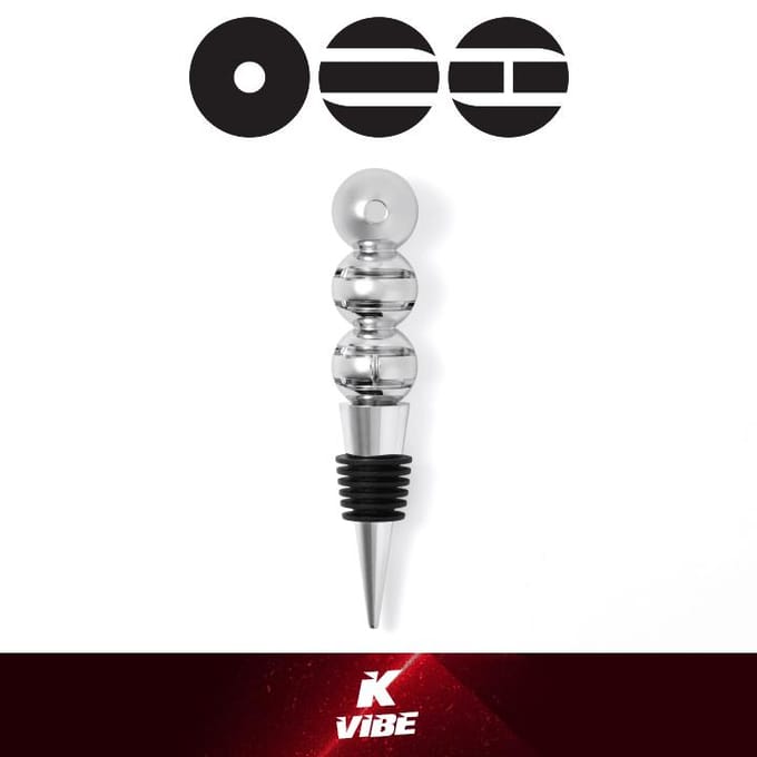 Officiële BTS 'ARIRANG' Premium Wijnstopper – Elegant Koreaans Erfgoed Ontwerp K-pop Merchandise white
